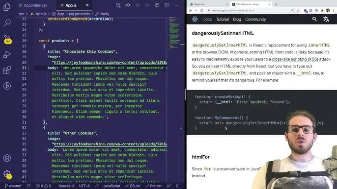 Jak w React wyrenderować HTML przechowywany w zmiennej bez ryzykownych błędów Jak w React wyrenderować HTML przechowywany w zmiennej bez ryzykownych błędów